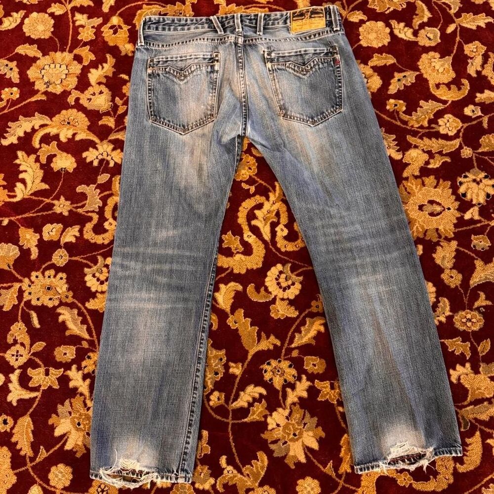 Replay Men's Blue and Navy Jeans